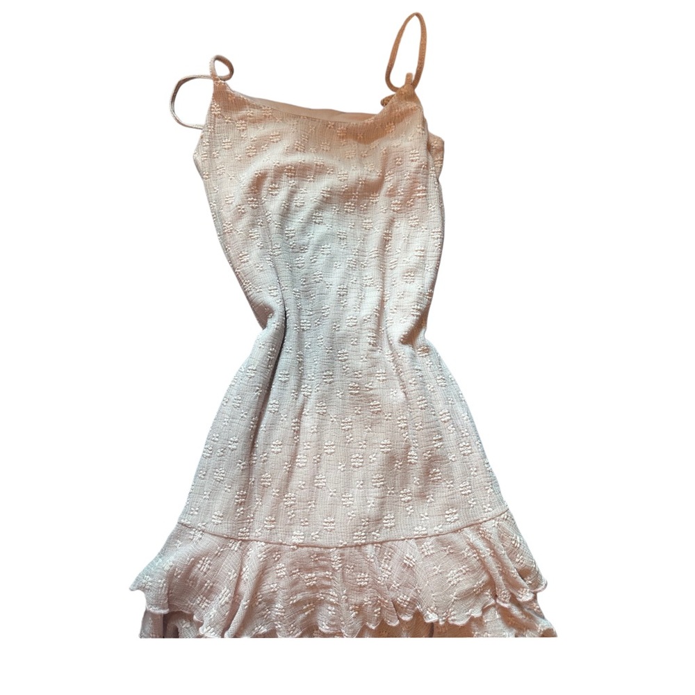 Elegant Cream Sleeveless Dress